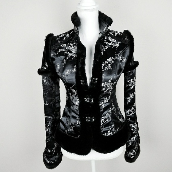 Lip Service Tokyo Trix Asian Cherry Blossom Jacket - Picture 2 of 8